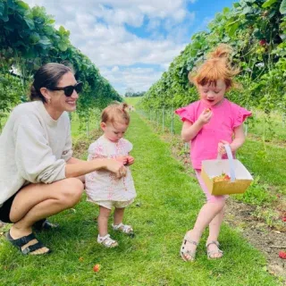 Strawberry picking 🍓 #familytime
